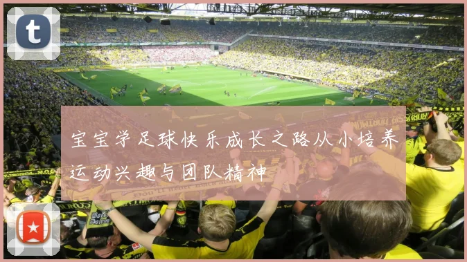 宝宝学足球快乐成长之路从小培养运动兴趣与团队精神